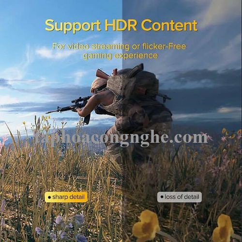 Ugreen 60844 3m cáp dp ra displayport 1.4 version hợp kim bọc lưới chống nhiễu màu đen DP112 30060844